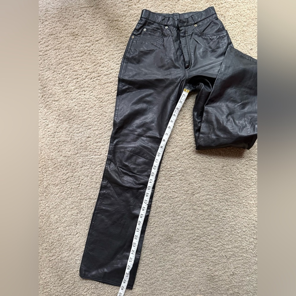 Wilsons Leather Black Straight Leg Leather Pants—runs small - Picture 13 of 13